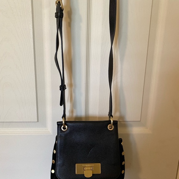 Trendy suede handbag - Picture 3 of 3